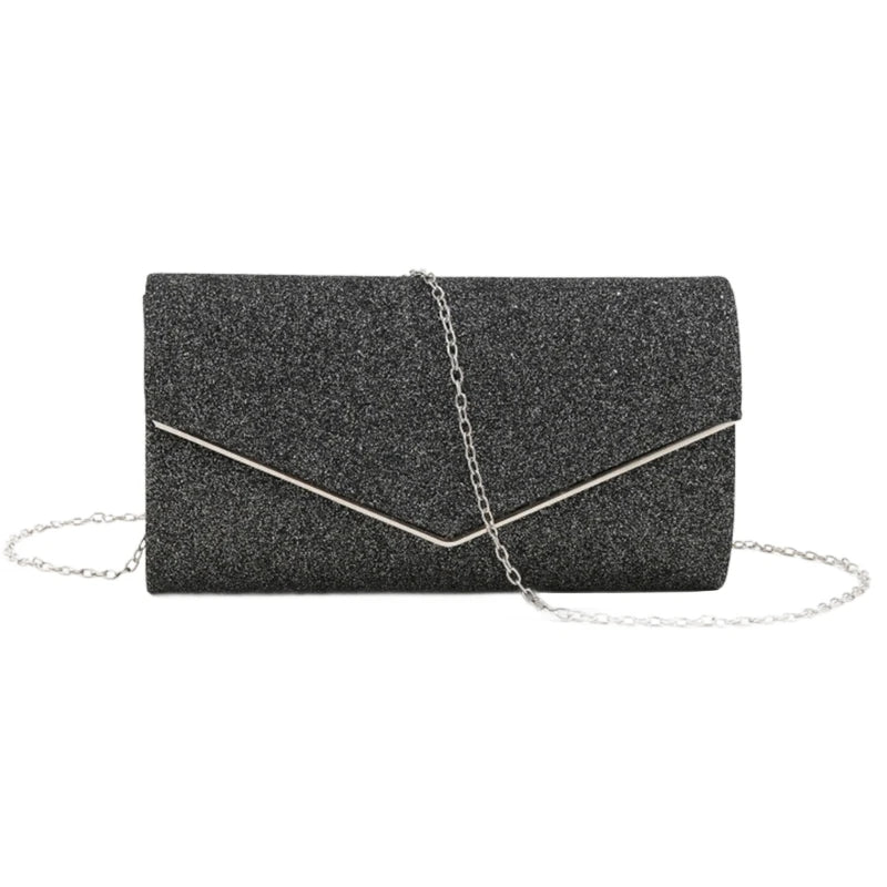 Evening Bag Lady Purse Wedding Clutches Handbag Champagne/Black/Red/Gold/Silver