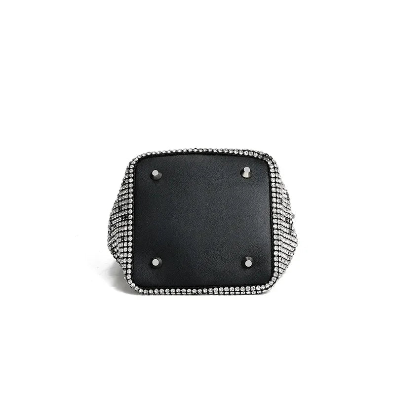 Evening Bag New Style Full Diamond Ladies Handbag Gradient Color Bucket Bag Shoulder Crossbody for Women Luxury Handbags
