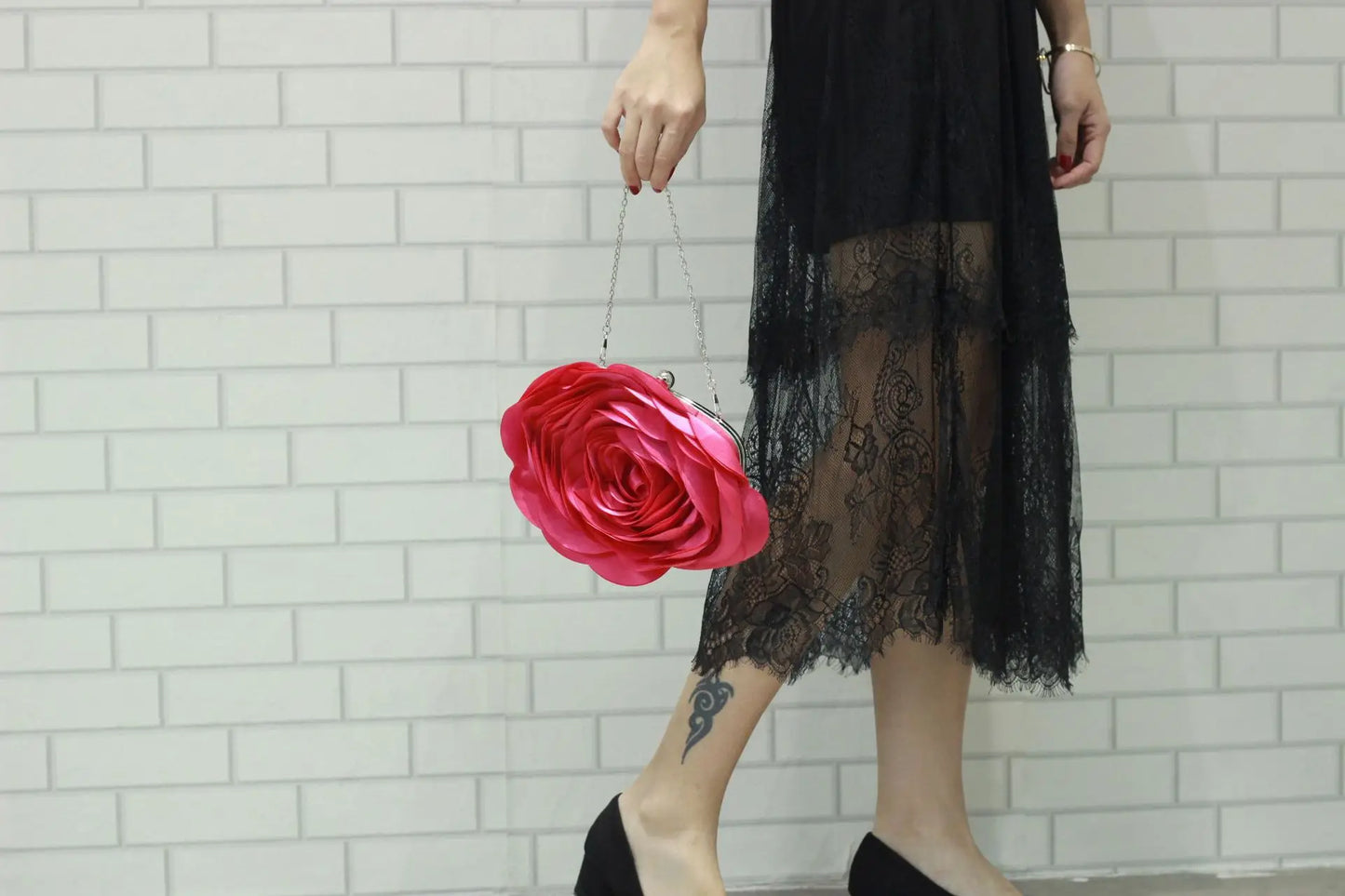 Evening Bag Women Flower Bride Small Purse Full Dress Party Satin Handbag Wedding Chain Lady Clutches High Quality Luxury 2024