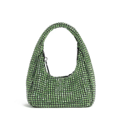 Evening Bag Women's Bag 2024 Spring New Fashion Fashion Diamond Handbag Trend Niche Dumpling Bag Tote Bags for Women