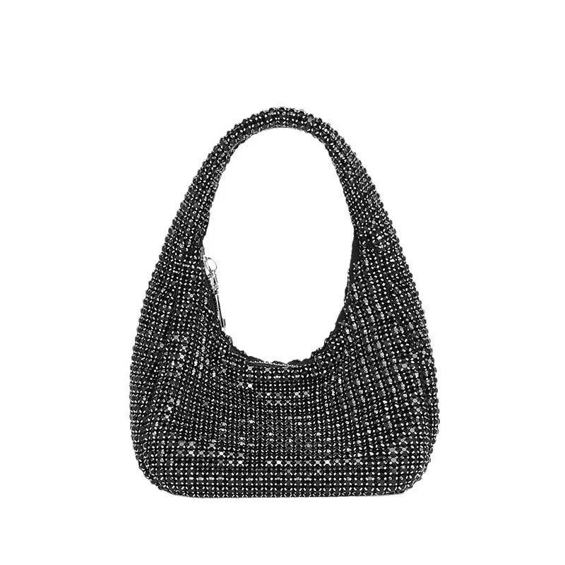 Evening Bag Women's Bag 2024 Spring New Fashion Fashion Diamond Handbag Trend Niche Dumpling Bag Tote Bags for Women