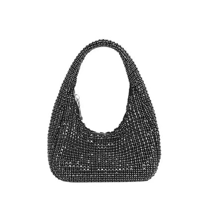 Evening Bag Women's Bag 2024 Spring New Fashion Fashion Diamond Handbag Trend Niche Dumpling Bag Tote Bags for Women