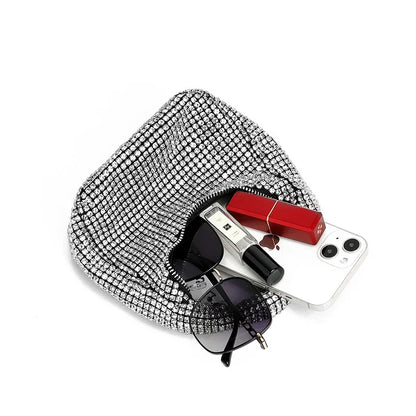 Evening Bag Women's Bag 2024 Spring New Fashion Fashion Diamond Handbag Trend Niche Dumpling Bag Tote Bags for Women