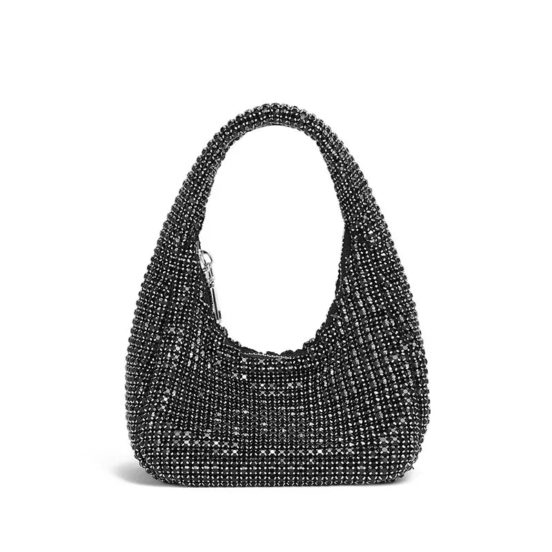Evening Bag Women's Bag 2024 Spring New Fashion Fashion Diamond Handbag Trend Niche Dumpling Bag Tote Bags for Women