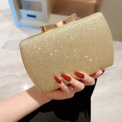 Evening Bag with Chain Shoulder Strap Handbag Clutch Suitable for Various Social Gatherings