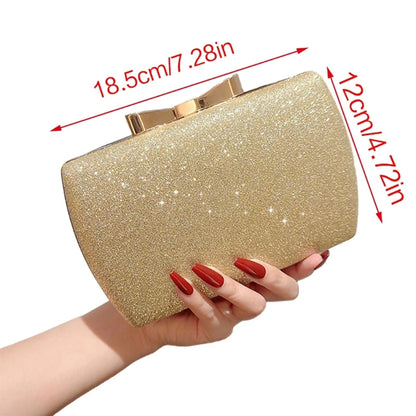 Evening Bag with Chain Shoulder Strap Handbag Clutch Suitable for Various Social Gatherings
