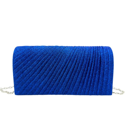 Evening Clutch Purse Sparkling Party Pleated Handbag for Weddings and Parties