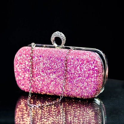 Evening Clutch Purse Women Bling Sequins Handbags 2024 Fashion Luxury Designer Phone Bag Crossbody Party Small Shoulder Bags New