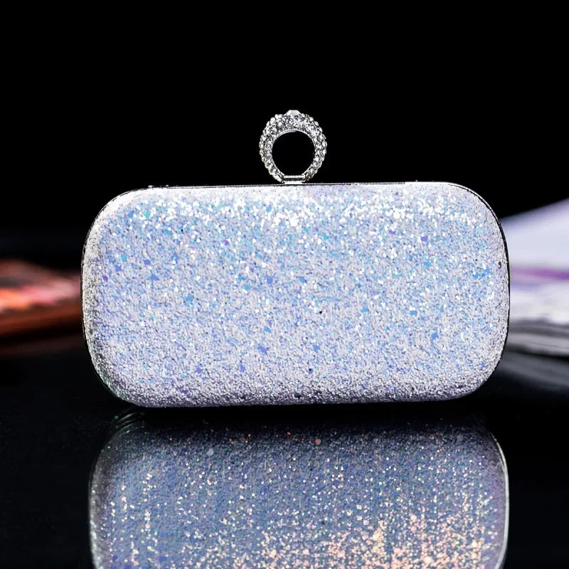 Evening Clutch Purse Women Bling Sequins Handbags 2024 Fashion Luxury Designer Phone Bag Crossbody Party Small Shoulder Bags New