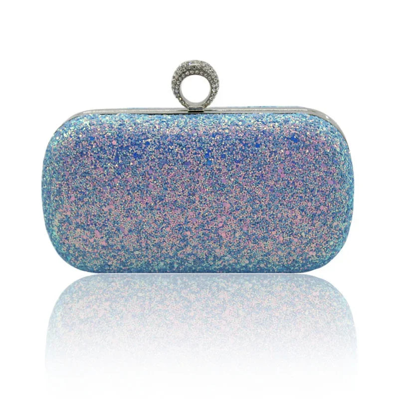 Evening Clutch Purse Women Bling Sequins Handbags 2024 Fashion Luxury Designer Phone Bag Crossbody Party Small Shoulder Bags New