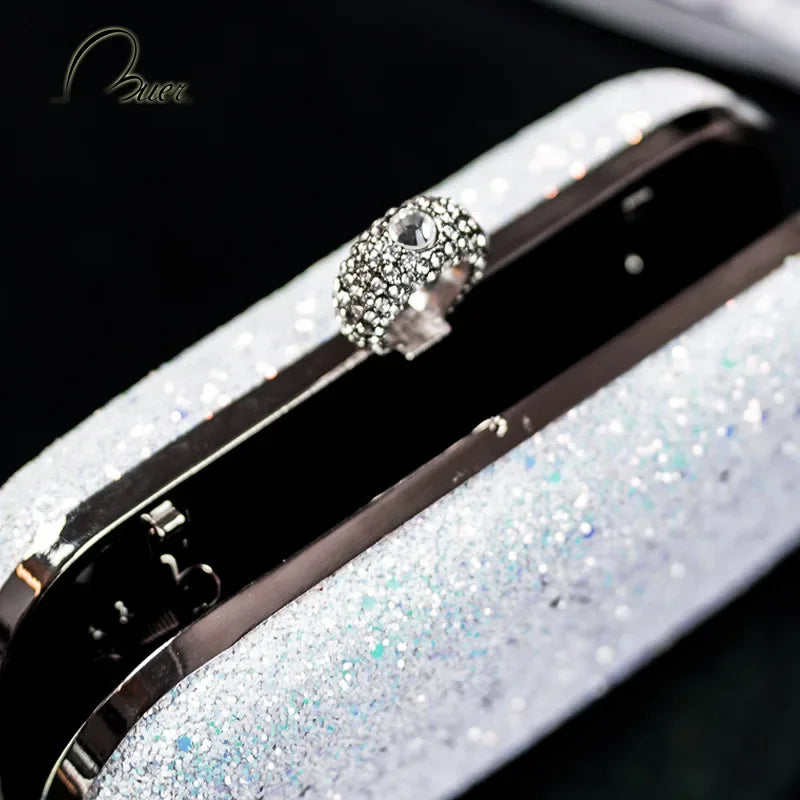 Evening Clutch Purse Women Bling Sequins Handbags 2024 Fashion Luxury Designer Phone Bag Crossbody Party Small Shoulder Bags New