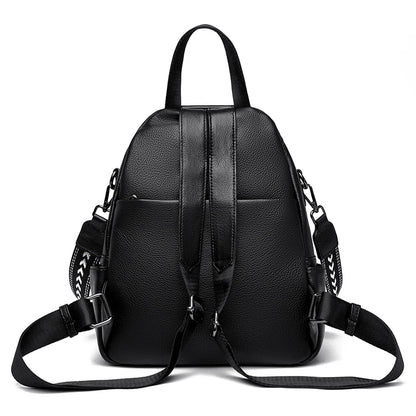 Excellent 100% Genuine Leather Women Backpack Top Layer Cowhide School Book Shopping Bag Knapsack High Quality Cowhide Bags
