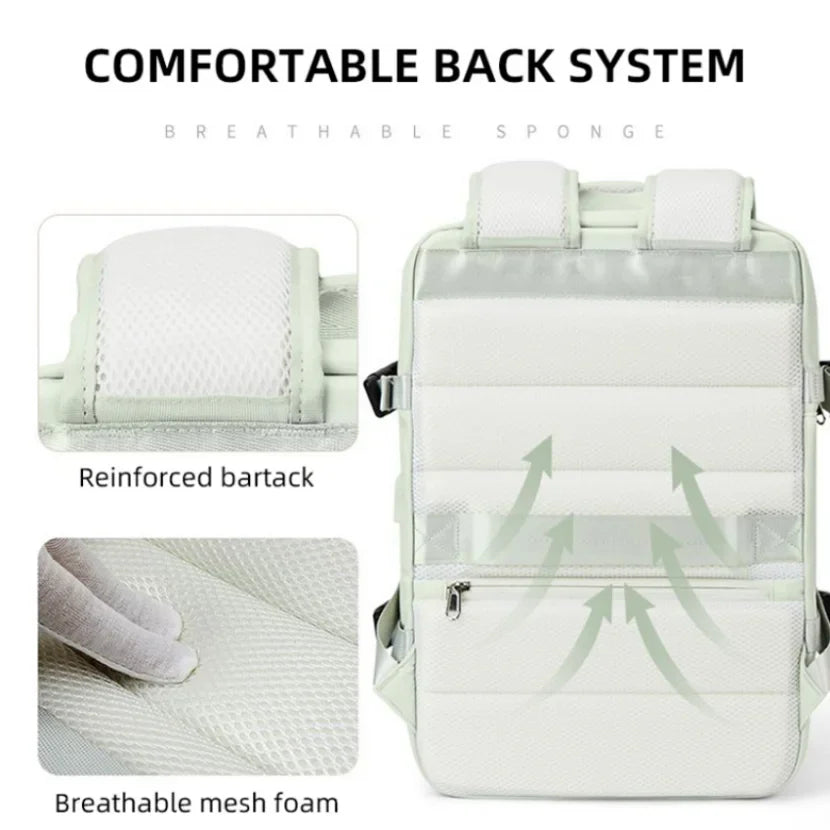 Expandable Airplane Travel Backpack For Women Men Laptop Bag Luggage Man Large Capacity Bags Business Multifunctional Backpacks