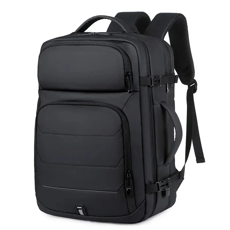 Expandable Men‘s 17 Inch Laptop Backpacks Waterproof Notebook USB Schoolbag Sports Travel School Bag Pack Backpack For Male