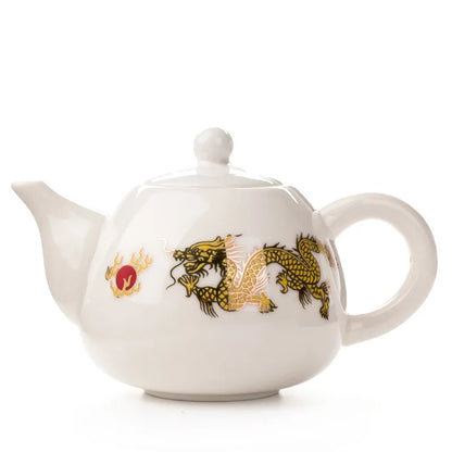 Exquisite Ceramic Kung Fu Tea PotChinese Teapot KettleCoffee Tea SetsChinese Traditions Flower Tea PotPorcelain Teaware