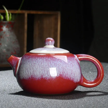 Exquisite Star Glaze Teapot 250ml Ceramic Kung Fu Tea Pot Puer Tea Pot and Cup Set Heated Kettle Kettle Teeware Teware Teapots