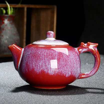 Exquisite Star Glaze Teapot 250ml Ceramic Kung Fu Tea Pot Puer Tea Pot and Cup Set Heated Kettle Kettle Teeware Teware Teapots