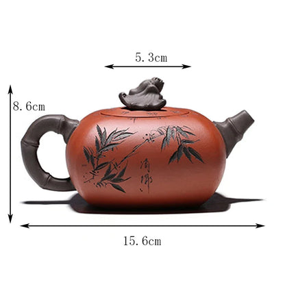Exquisite Yixing Purple Clay Teapot Handmade Raw Ore Beauty Pot Household Zisha Tea Infuser Chinese Tea Ceremony Supplies 350ml