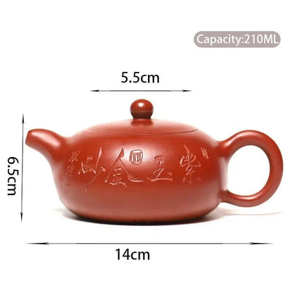 Exquisite Yixing Purple Clay Teapot Handmade Raw Ore Beauty Pot Household Zisha Tea Infuser Chinese Tea Ceremony Supplies 350ml