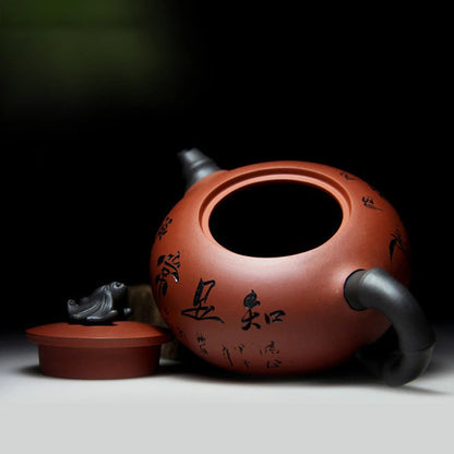 Exquisite Yixing Purple Clay Teapot Handmade Raw Ore Beauty Pot Household Zisha Tea Infuser Chinese Tea Ceremony Supplies 350ml