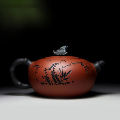 Exquisite Yixing Purple Clay Teapot Handmade Raw Ore Beauty Pot Household Zisha Tea Infuser Chinese Tea Ceremony Supplies 350ml