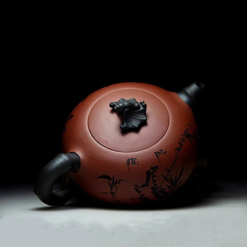 Exquisite Yixing Purple Clay Teapot Handmade Raw Ore Beauty Pot Household Zisha Tea Infuser Chinese Tea Ceremony Supplies 350ml