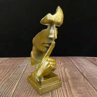 Exquisite modern simple pure copper silence is gold creative ornaments