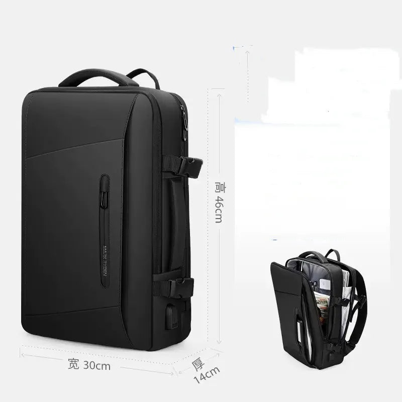 Extended 39L Men Backpack Business Laptop Backpack 17inch Large Capacity Travel Bag fashion school Backpack for outdoor backpack