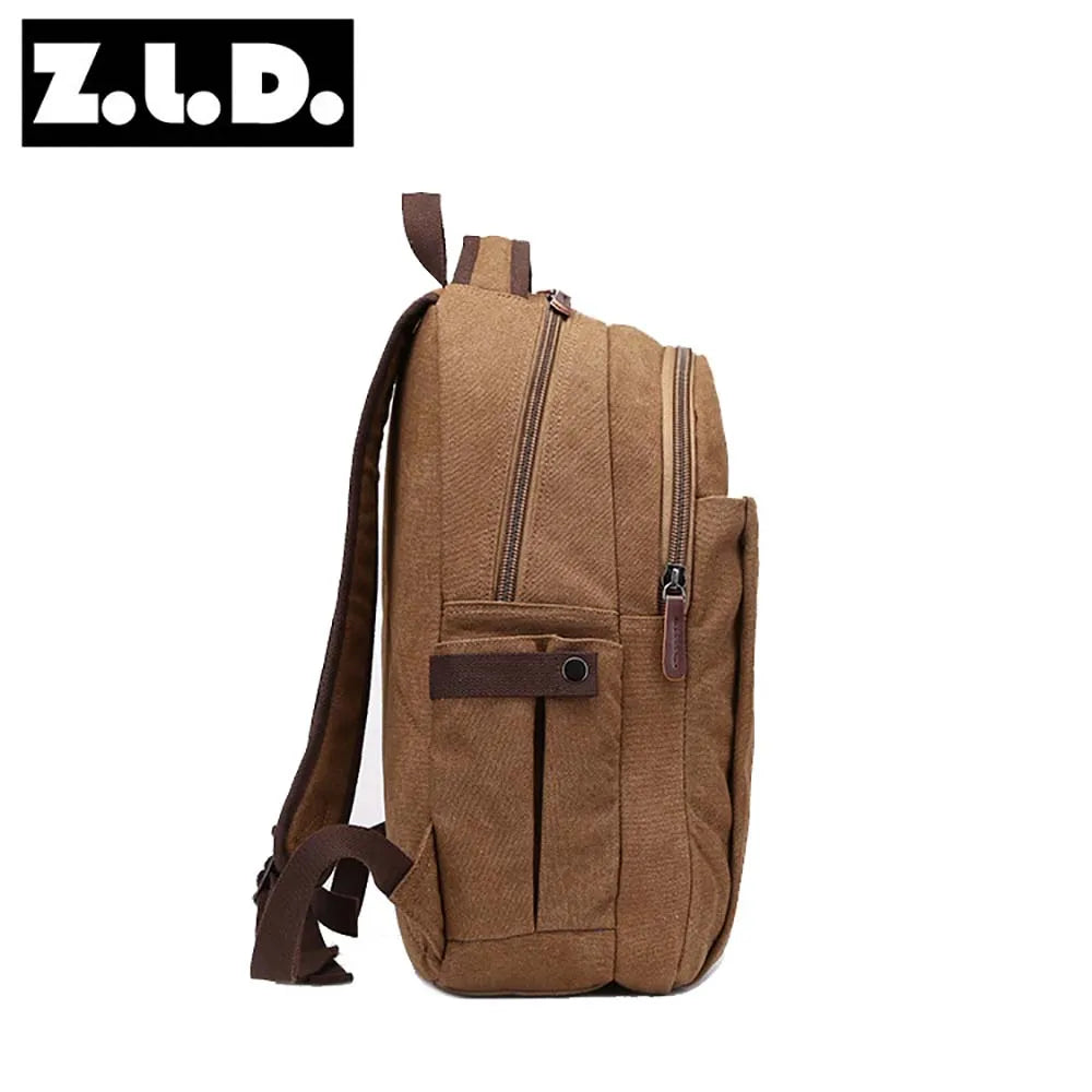 External USB Charge Canvas Backpack Notebook Computer Bag Men Laptop Backpack College Student Bag for Teenagers Rucksack Bolsas
