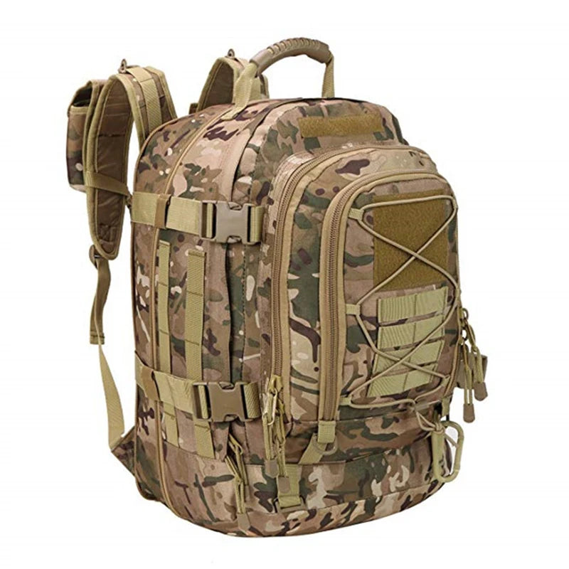 Extra Large 60L Tactical Backpack For Men Women Outdoor Water Resistant Hiking Backpacks Travel Backpack Laptop Backpacks