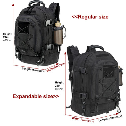 Extra Large 60L Tactical Backpack For Men Women Outdoor Water Resistant Hiking Backpacks Travel Backpack Laptop Backpacks