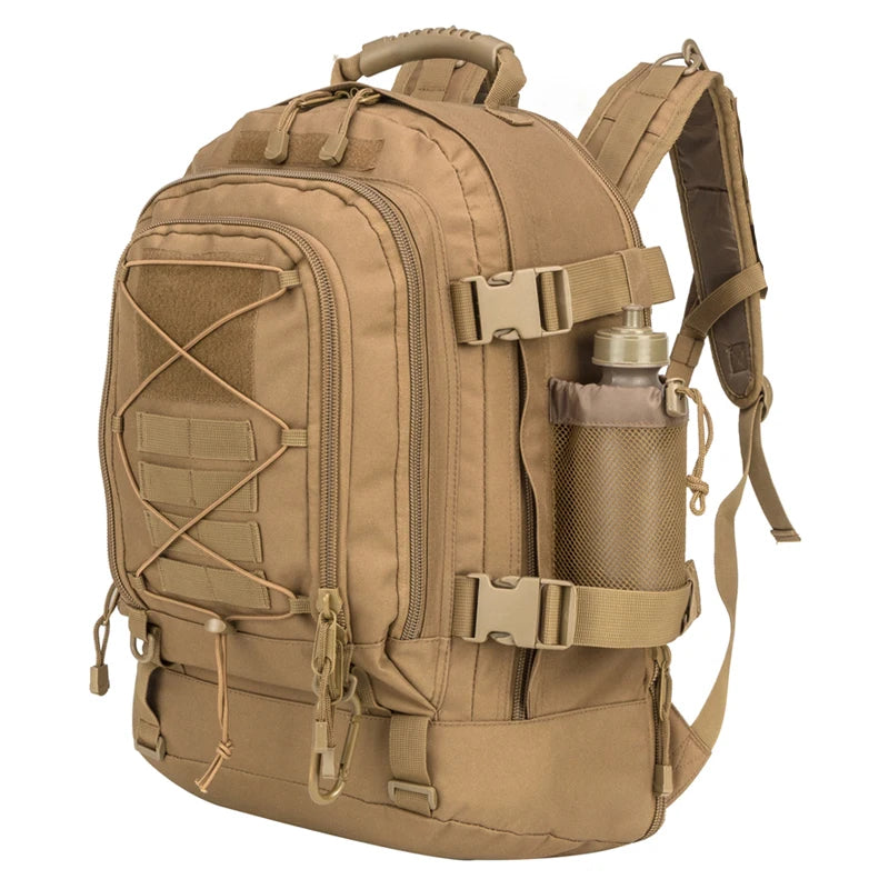 Extra Large 60L Tactical Backpack For Men Women Outdoor Water Resistant Hiking Backpacks Travel Backpack Laptop Backpacks