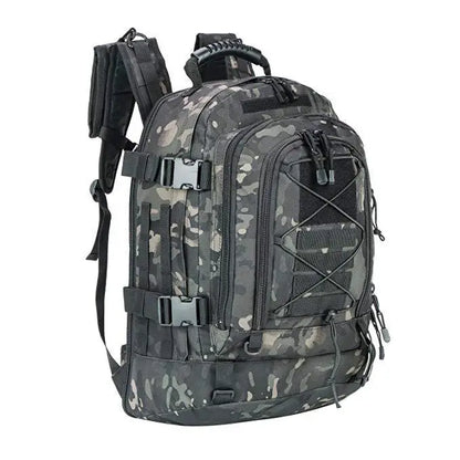 Extra Large 60L Tactical Backpack for Men Women Outdoor Water Resistant Hiking Backpacks Travel Backpack Laptop Backpacks
