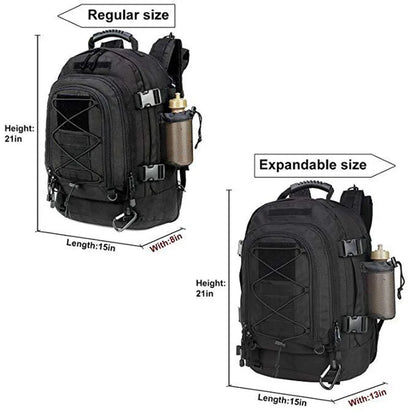 Extra Large 60L Tactical Backpack for Men Women Outdoor Water Resistant Hiking Backpacks Travel Backpack Laptop Backpacks