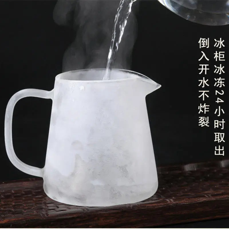 Extra-thick Heat-resistant Glass Tea Leak Set, Large Teapot, Thickened Teapot, High Temperature Resistant, Sea Kungfu Accessorie