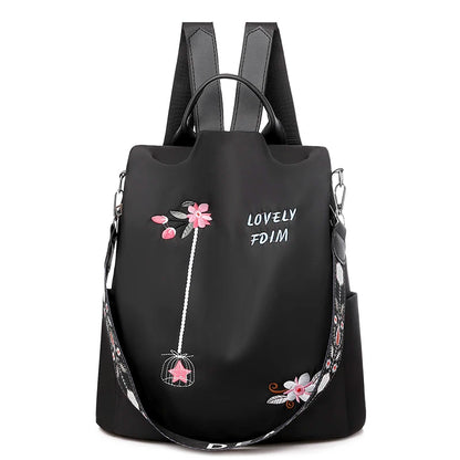 Factory Sale Multifunctional Anti-theft Backpacks Oxford Shoulder Bags for Teenagers Girls Large Capacity Travel School Bag 2021