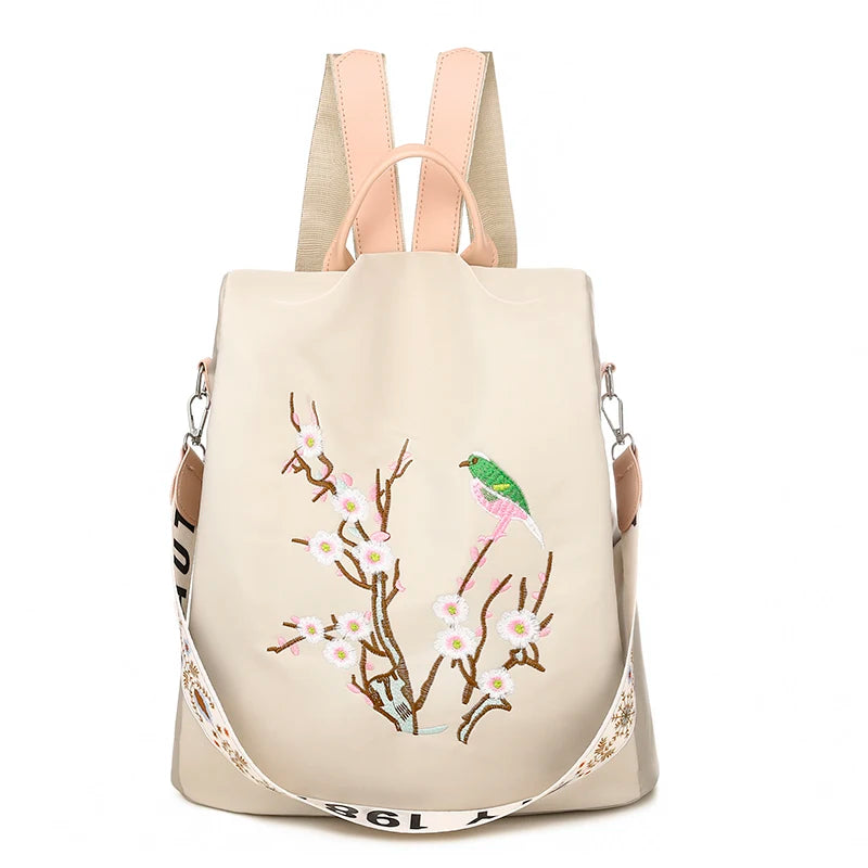 Factory Sale Multifunctional Anti-theft Backpacks Oxford Shoulder Bags for Teenagers Girls Large Capacity Travel School Bag 2021