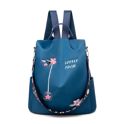 Factory Sale Multifunctional Anti-theft Backpacks Oxford Shoulder Bags for Teenagers Girls Large Capacity Travel School Bag 2021