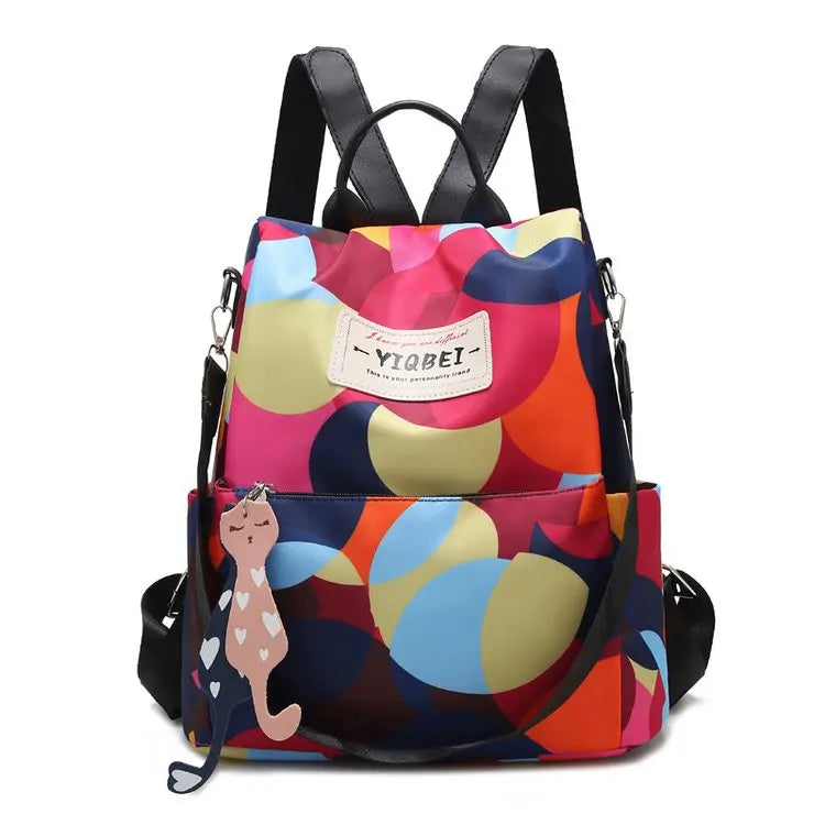 Factory Sale Multifunctional Anti-theft Backpacks Oxford Shoulder Bags for Teenagers Girls Large Capacity Travel School Bag 2021