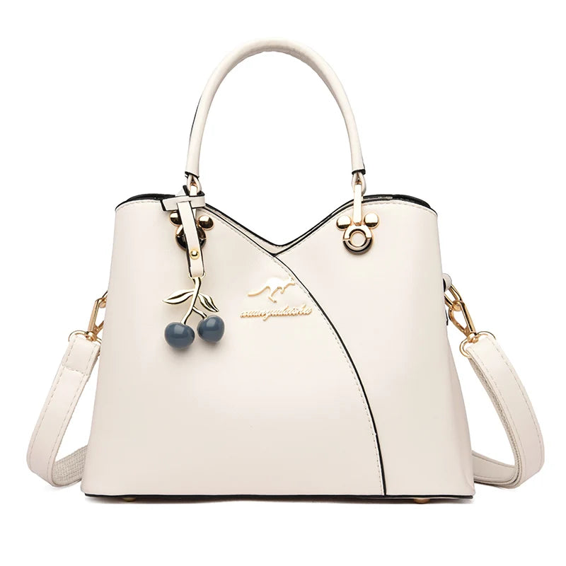 Famous Luxury Designer Fashion Women's Large Capacity Multifunctional Solid Color Everything One Shoulder Oblique Span Handbags