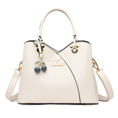 Famous Luxury Designer Fashion Women's Large Capacity Multifunctional Solid Color Everything One Shoulder Oblique Span Handbags