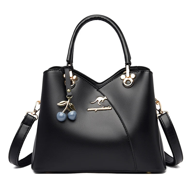 Famous Luxury Designer Fashion Women's Large Capacity Multifunctional Solid Color Everything One Shoulder Oblique Span Handbags