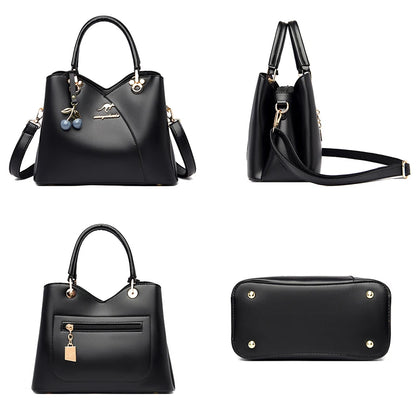 Famous Luxury Designer Fashion Women's Large Capacity Multifunctional Solid Color Everything One Shoulder Oblique Span Handbags