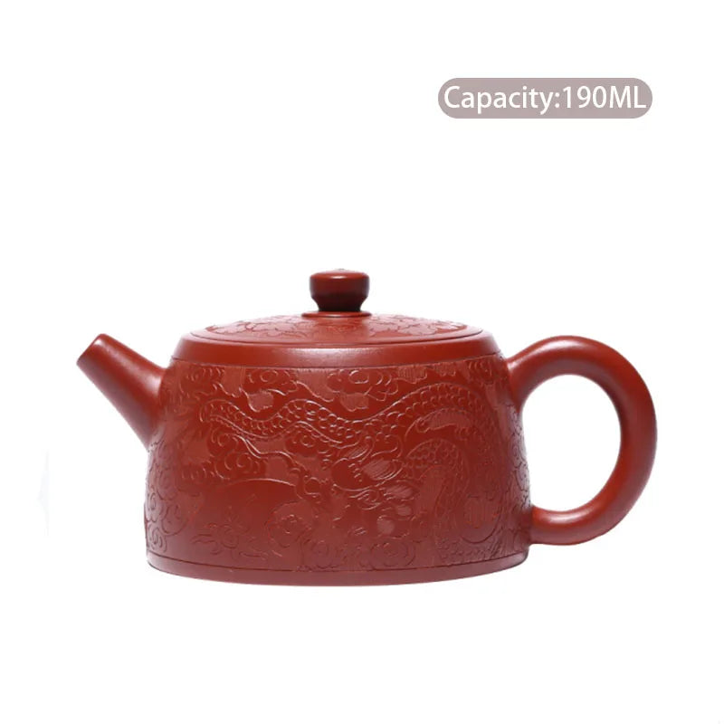 Famous Yixing Purple Clay Teapots Raw Ore Dahongpao Tea Pot Customized Gifts Tea Ceremony Supplies Zisha Filter Teaware 200ml