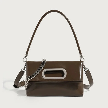 Fancy Tote Bag Lady 2024 New Niche Folding Chain One Shoulder Crossbody Bags Fashion All-match Commuter Handbags Female Purses