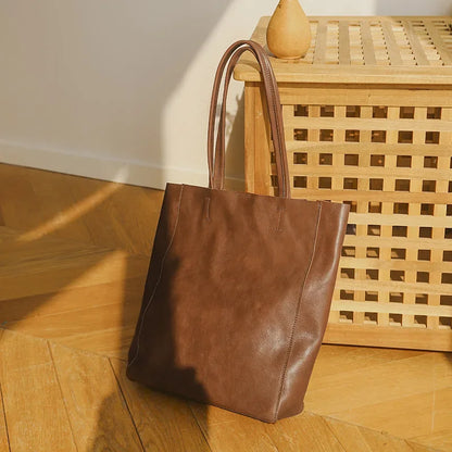 Fancy Women's Bag 2024 New Genuine Leather Ladies Commuter Tote Bags Large Capacity Casual Purses Clutches Practical Bolsas