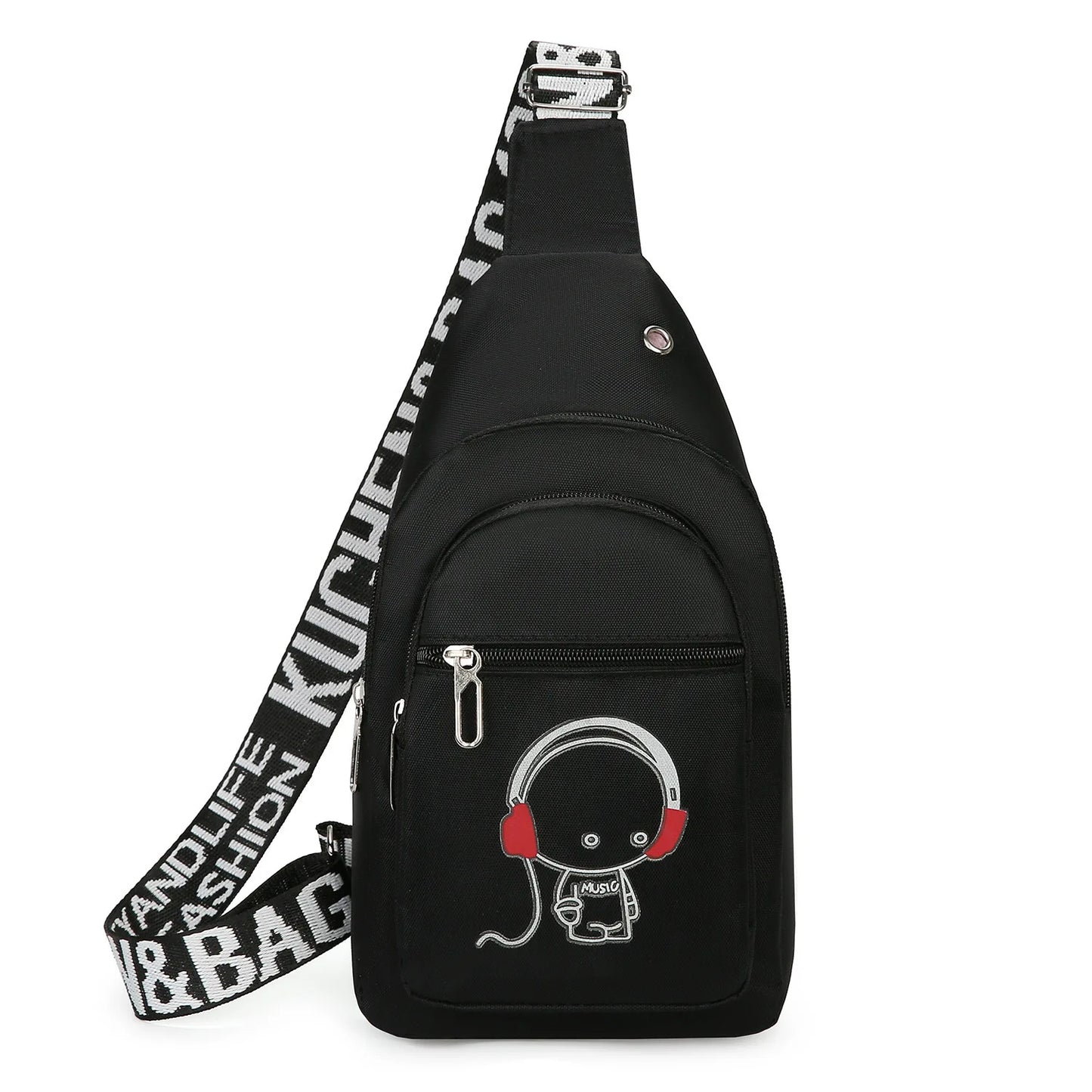 Fanny Pack&waist Pack for Men Anime Fashion One-Shoulder Bag Cartoon Luminous Pattern Backpack Carry on Weekender Bag