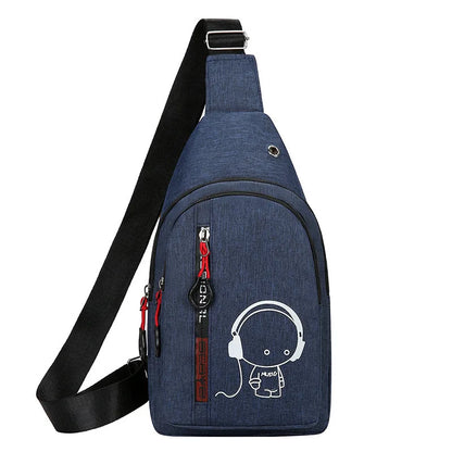 Fanny Pack&waist Pack for Men Anime Fashion One-Shoulder Bag Cartoon Luminous Pattern Backpack Carry on Weekender Bag