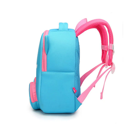 Fashion 3D Blue Cat School Bags for Girls Boys Lovely Animals Design Kids Backpacks Children Students Book Pouch Mochila Escolar