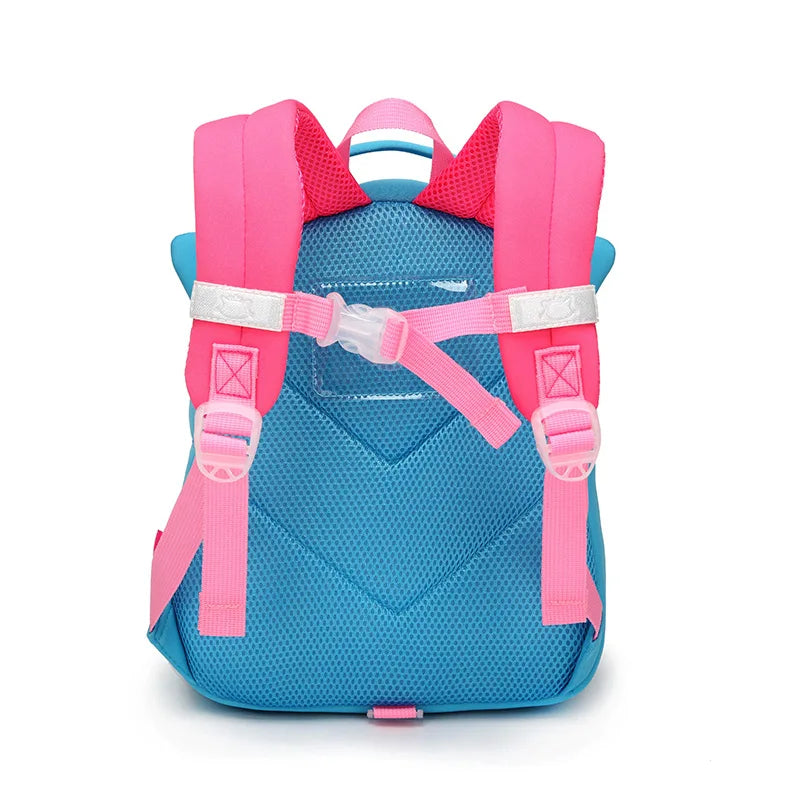 Fashion 3D Blue Cat School Bags for Girls Boys Lovely Animals Design Kids Backpacks Children Students Book Pouch Mochila Escolar
